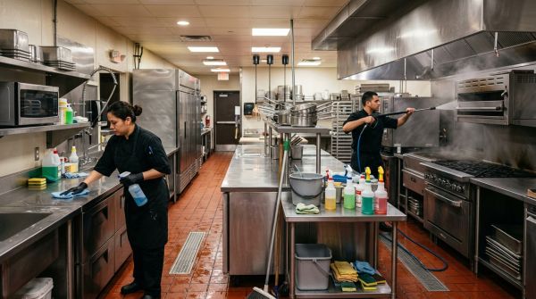 Top stratégies pour un nettoyage efficace des cuisines de restaurant